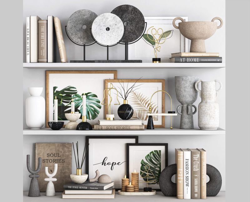 Decorative Set 02 Flippednormals - Vintage Design Collection - 4K Quality