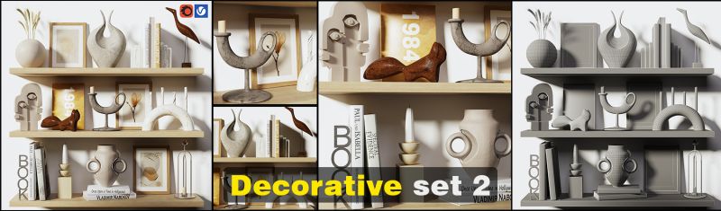 Decorative Set No 2 Flippednormals - Download High Quality Landscape Image | Ultra HD