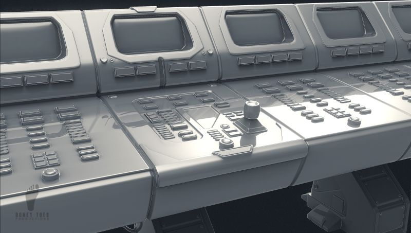 Computer Control Station - Light Textures - High Quality Full HD Collection