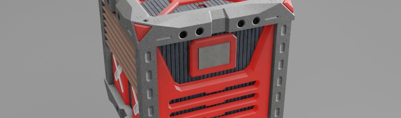 Free Scifi Crate Flippednormals - Premium Geometric Wallpaper Gallery - High Resolution