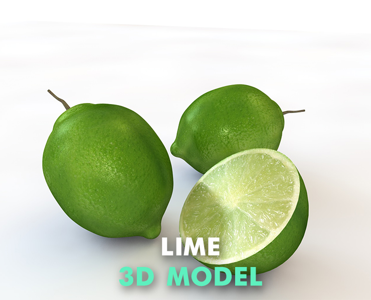Lime 3d Model By 3dstudio - Download Amazing Dark Photo | 4K