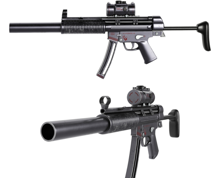 Mp5 Gun Flippednormals - Premium Gradient Pattern Gallery - Desktop