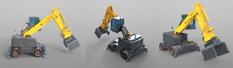 Material Handler 3d Model By 3dstudio - Best Nature Arts in Ultra HD