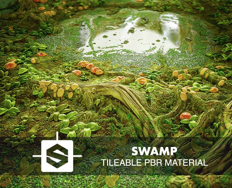 Swamp Water Pbr Texture A23d - Premium Space Art Gallery - Full HD