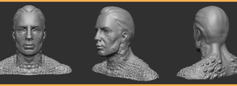 Alien Quadroped Creature Zbrushcentral - Download Artistic Geometric Background | Retina