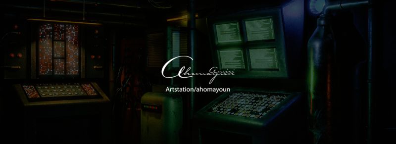 Tutorial Retro Spaceship Interior Flippednormals - Geometric Photos - Amazing Full HD Collection