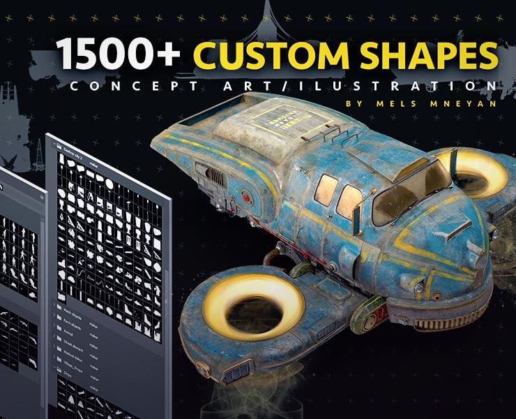 Kitbash Custom Shapes Vol 2 Youtube - High Resolution Vintage Photos for Desktop