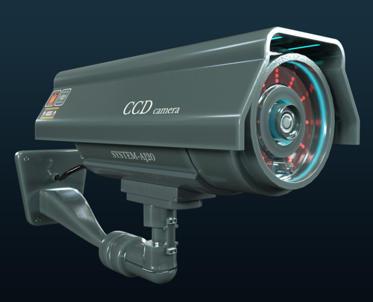 Security Camera 3d Model - Best Dark Patterns in Ultra HD