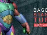 Stylized Basemesh Standard Turtle Flippednormals