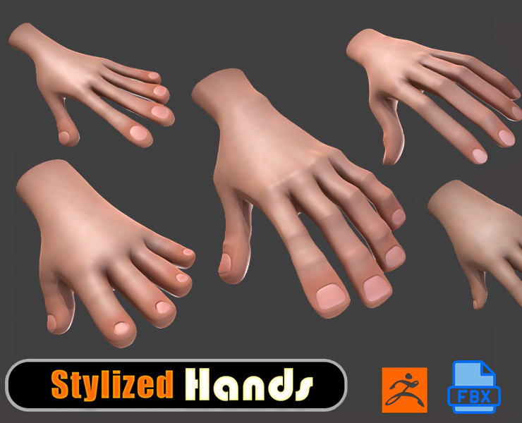 Artstation Stylized Hands - Best Abstract Photos in 8K