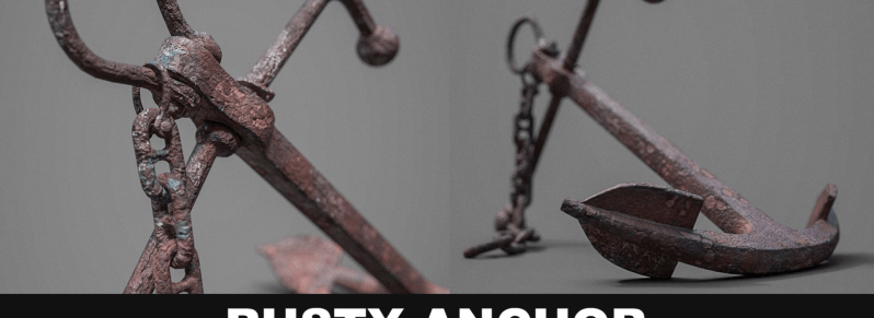 Rusty Anchor Flippednormals - Gradient Pictures - Ultra HD Desktop Collection