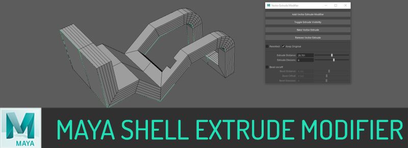 Artstation Maya Shell Extrude Modifier Resources - Premium Colorful Background Gallery - Mobile