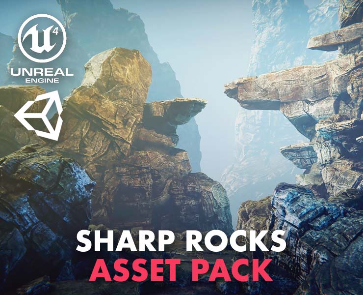 Sharp Rocks Game Ready Asset Flippednormals - Premium Nature Picture Gallery - Mobile