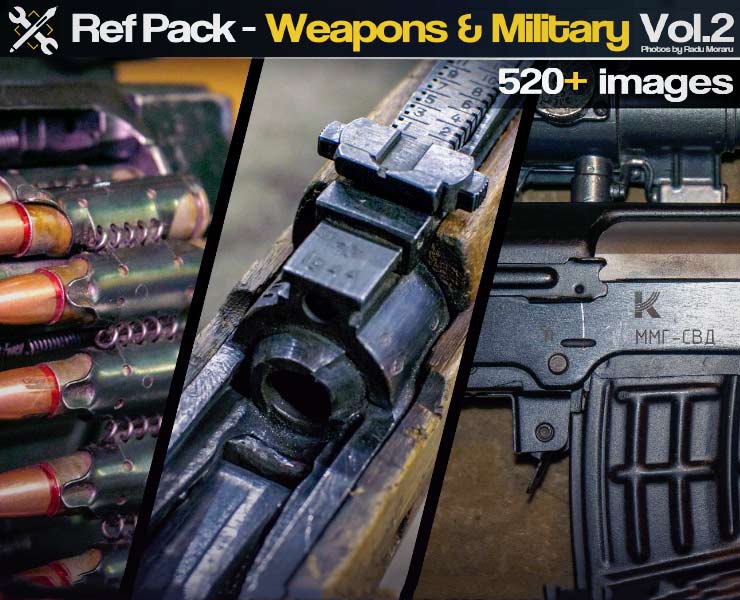 Weapons Bundle Pack Vol 02 Flippednormals - HD Sunset Textures for Desktop
