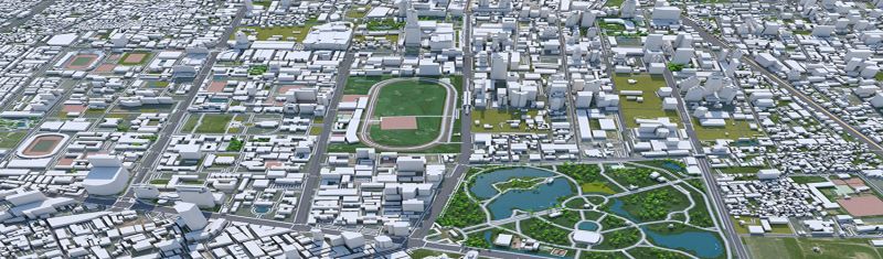 Bangkok City Model - 4K Vintage Textures for Desktop