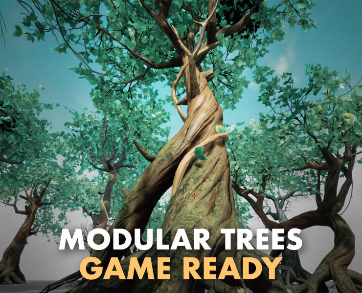 Modular Trees Pack Flippednormals - Best Space Patterns in HD