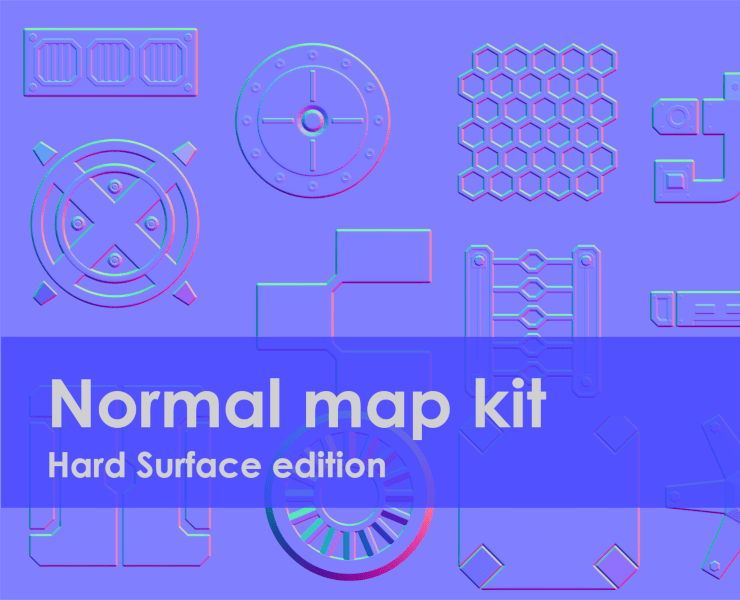 Normal Map Kit Hard Surface Edition - Premium Desktop Landscape Images | Free Download