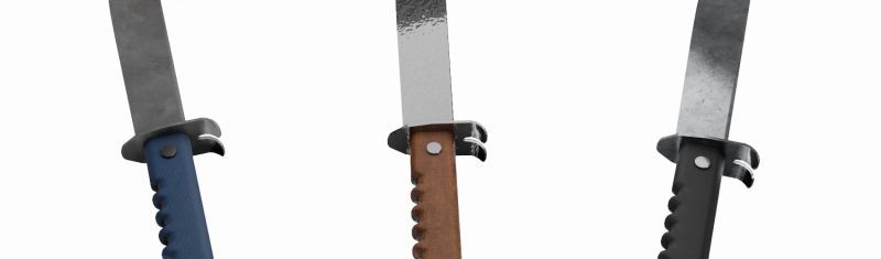 Dagger 3d Model Set Flippednormals - 8K Abstract Photos for Desktop