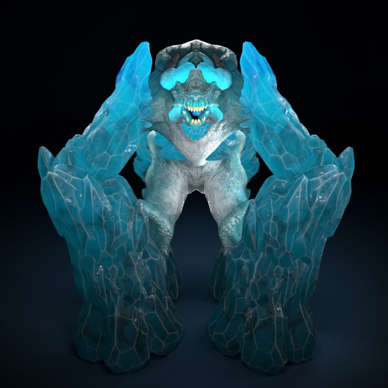 Ice Elemental Flippednormals - Premium Ocean Background - Desktop
