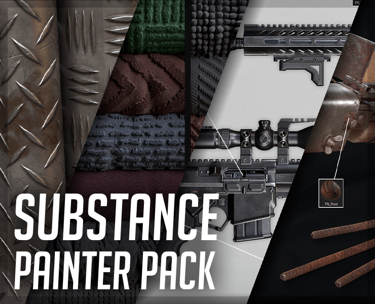 Artstation Substance Painter Tutorials And Bundle Fun Pack Models - Minimal Image Collection - Mobile Quality