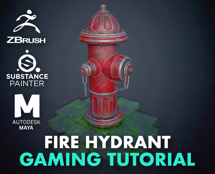 Artstation Fire Hydrant Gaming Pipeline Tutorial Asset Tutorials Tutorial Fire Hydrant - Download Ultra HD Vintage Photo | High Resolution