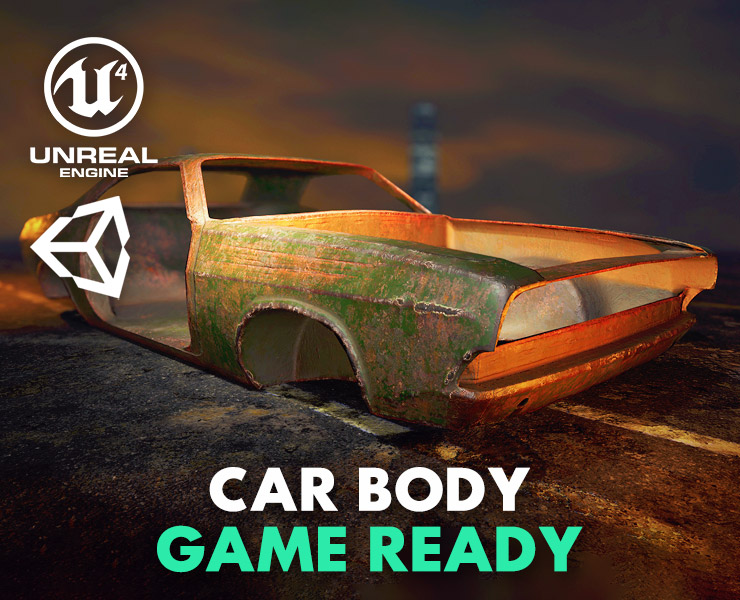 Car Body 04 Flippednormals - Nature Background Collection - Ultra HD Quality