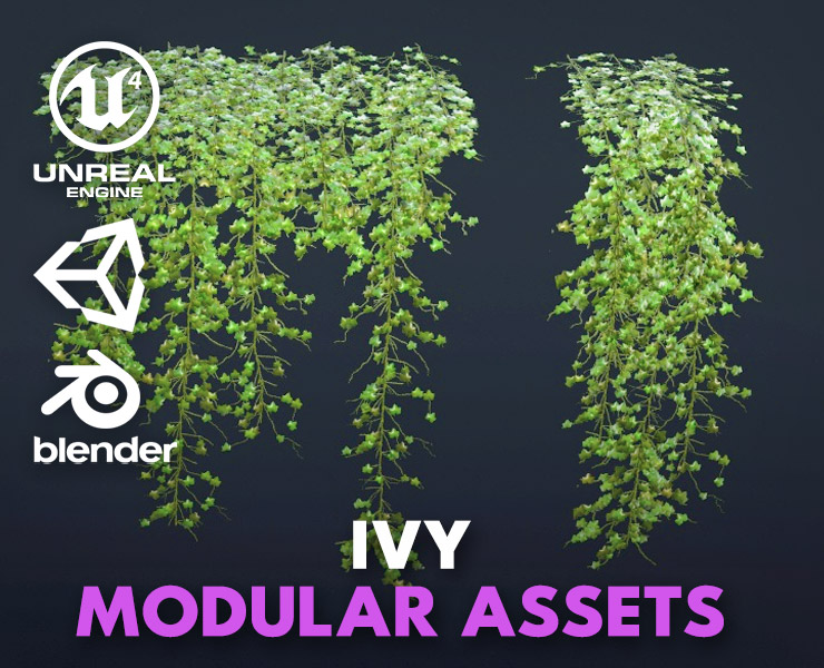 Ivy Modular Assets Flippednormals - HD Mountain Backgrounds for Desktop