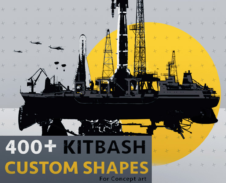 Kitbash Custom Shapes Vol 2 Youtube - Download Ultra HD Gradient Picture | 4K