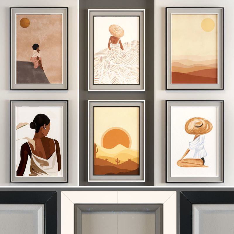 A Frame Artcraft - Dark Design Collection - Desktop Quality