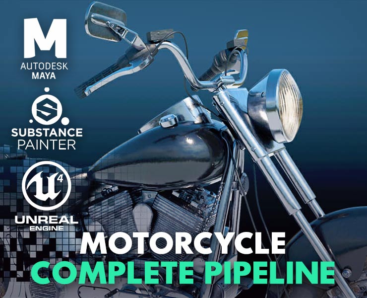 Motorcycle Complete Pipeline Flippednormals - Elegant High Resolution Nature Illustrations | Free Download