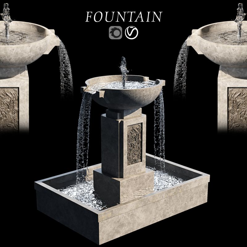 Fountain 18 Flippednormals - Retina Sunset Wallpapers for Desktop