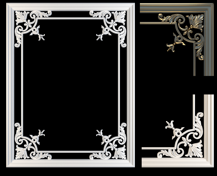 Decorative Frame 01 Flippednormals - Space Texture Collection - Ultra HD Quality