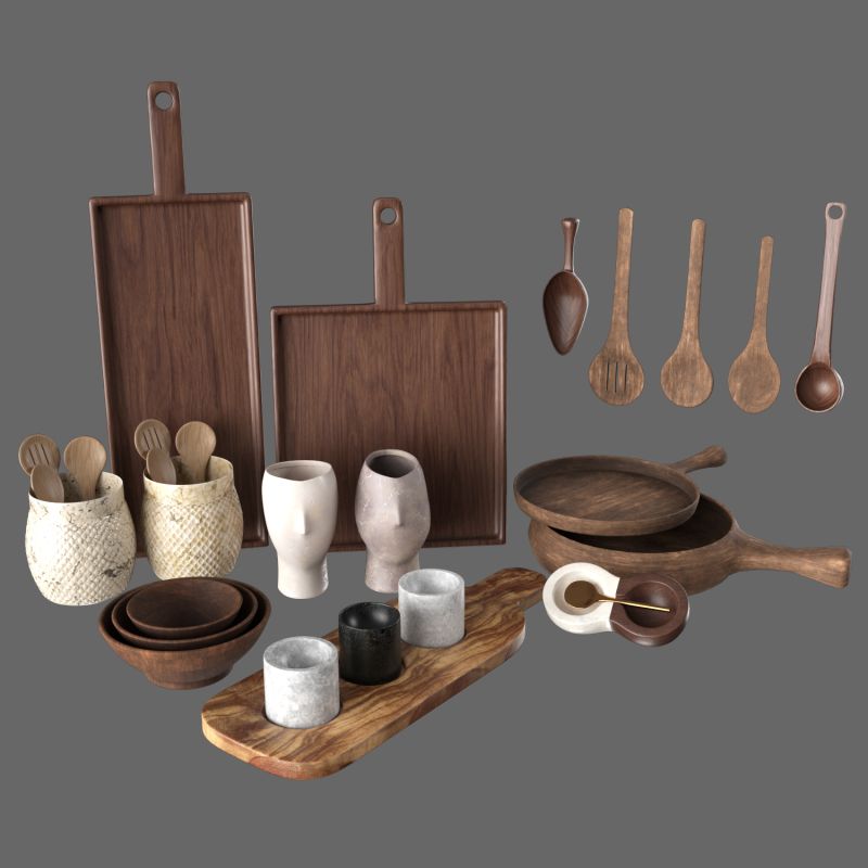 Kitchen Environment Pack 3d Model 3dhunt Co - High Resolution Mountain Textures for Desktop