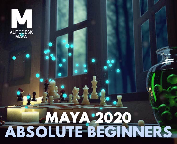 Maya 2020 For Absolute Beginners - Premium Minimal Picture Gallery - Desktop