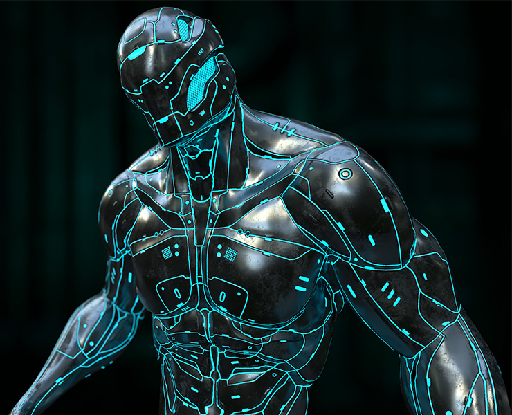 Heavy Nano Cyborg - Light Photos - Creative Retina Collection