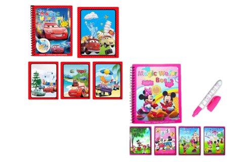 Omalovánky WaterBook + kouzelné fixy, pro děti od 3 let