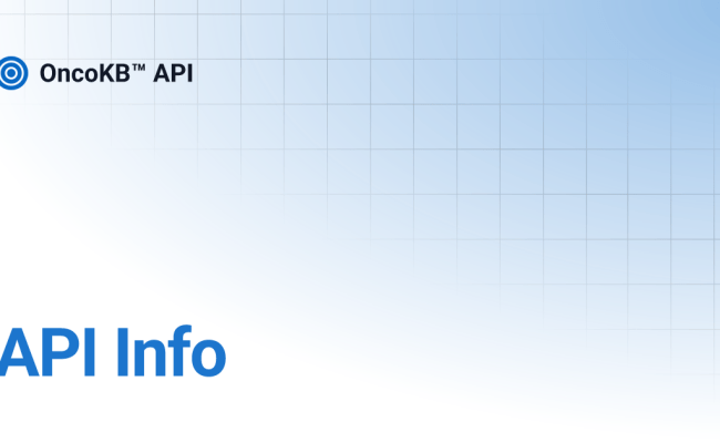 API Info | OncoKB™ API