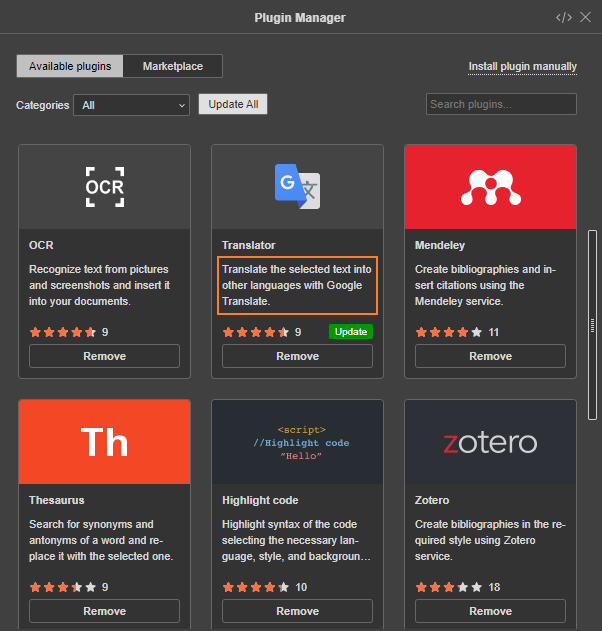Configuration Onlyoffice - Elegant Vintage Texture - Retina