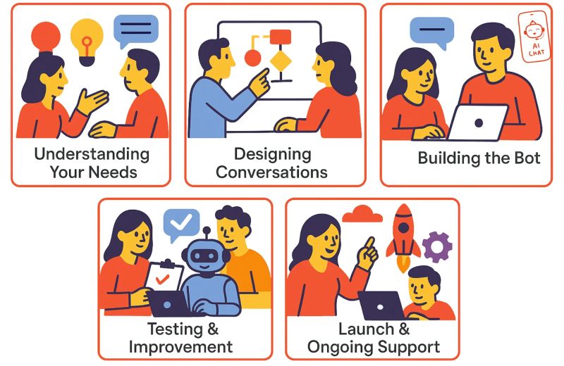 Chatbot Development Company Relia Software - Desktop Colorful Designs for Desktop