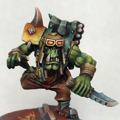 Tabletop Archive Tutorial Ork Weirdboy - Premium Vintage Illustration Gallery - 8K