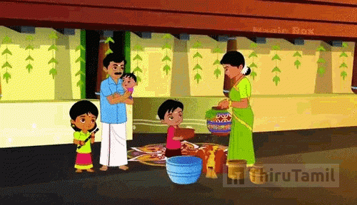 pongal wishes in tamil gif