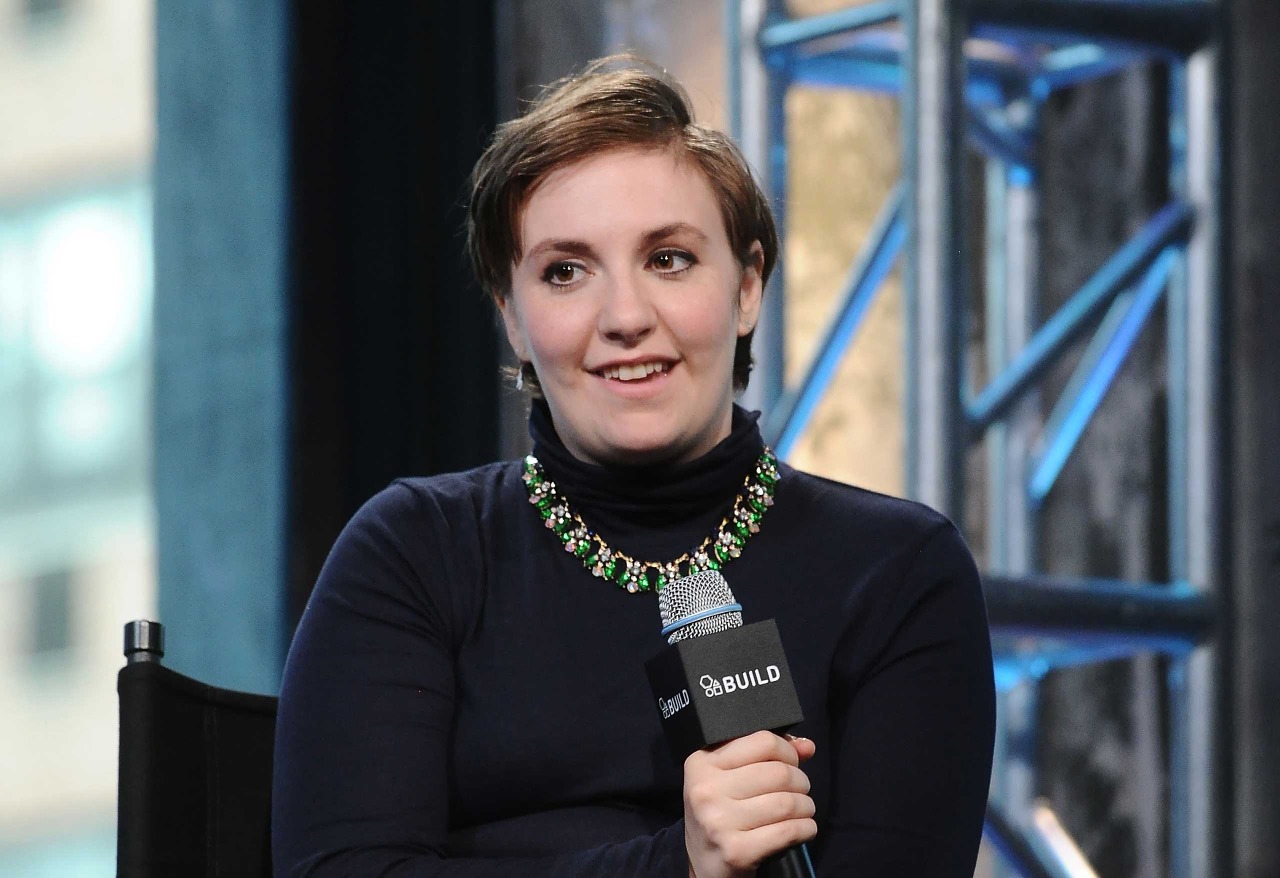 Lena Dunham Why I Chose Hillary Clinton Time - Download High Quality Light Photo | Retina