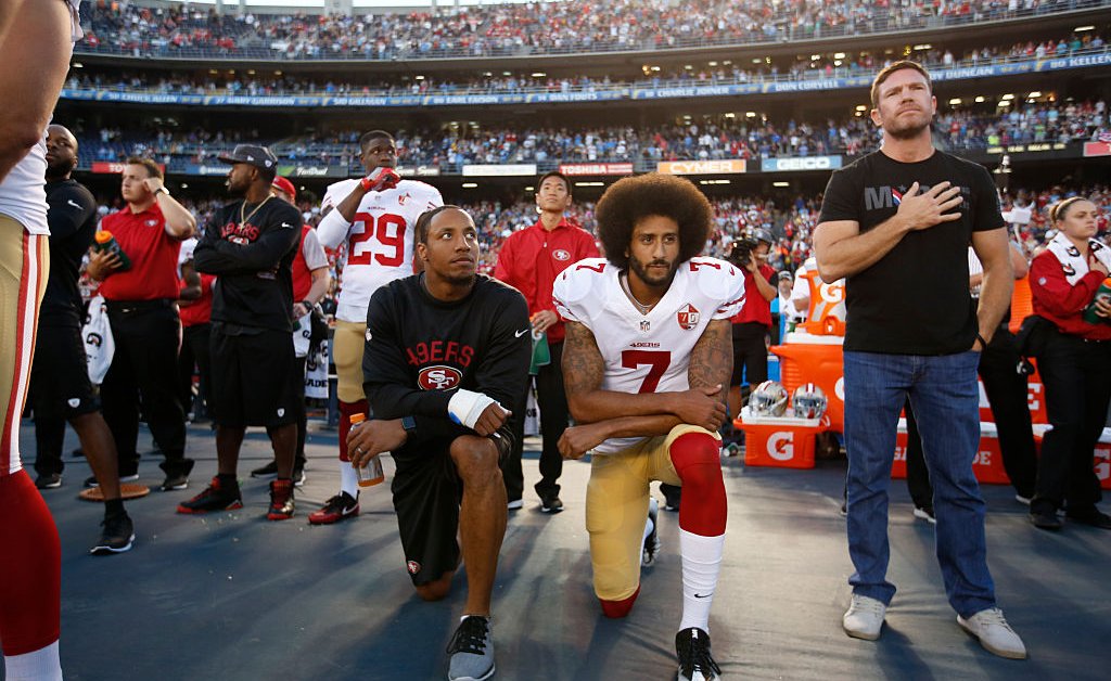 pix Colin Kaepernick Cartoon George Floyd time