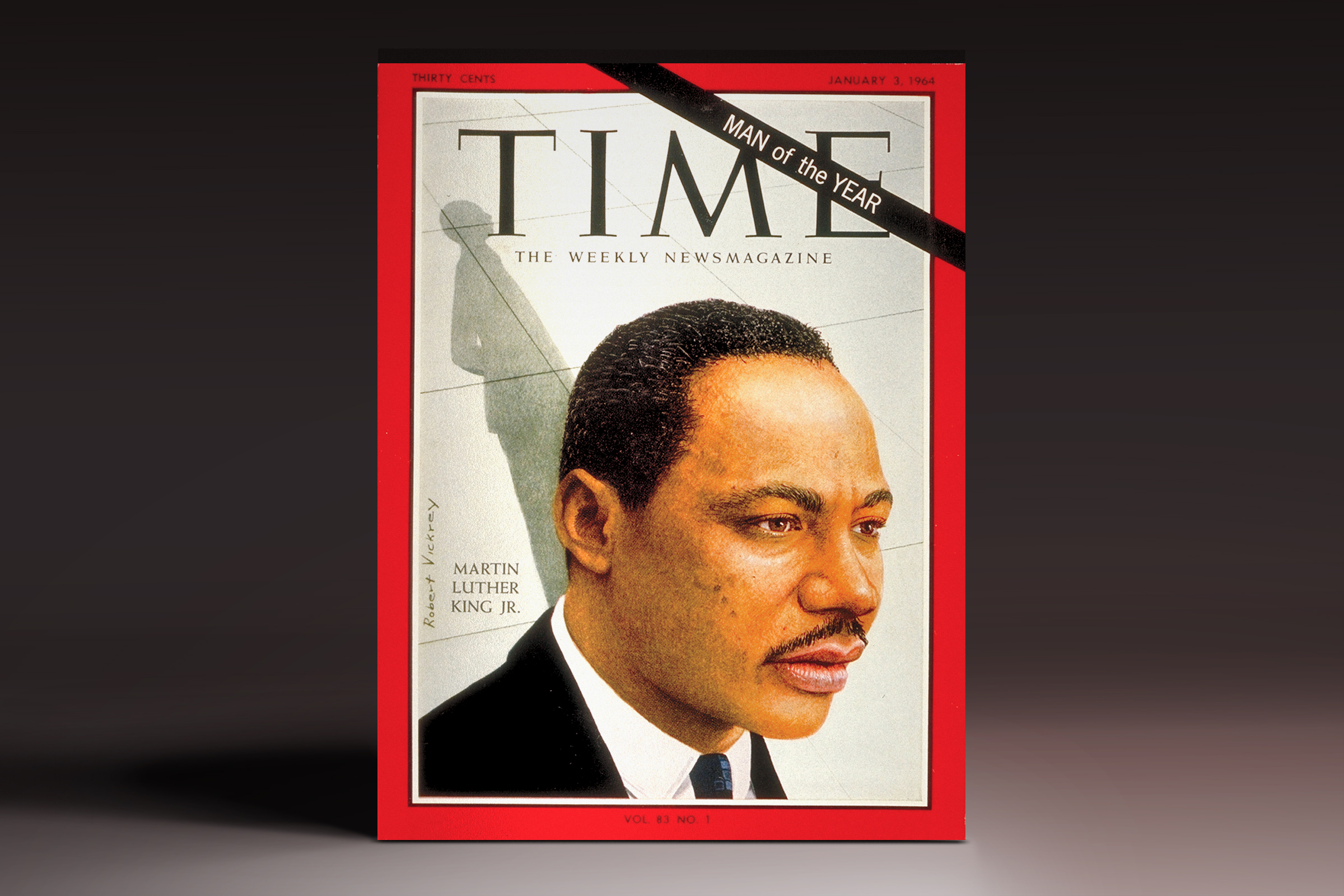 Martin luther king jr., man of the year: time cover, 1964