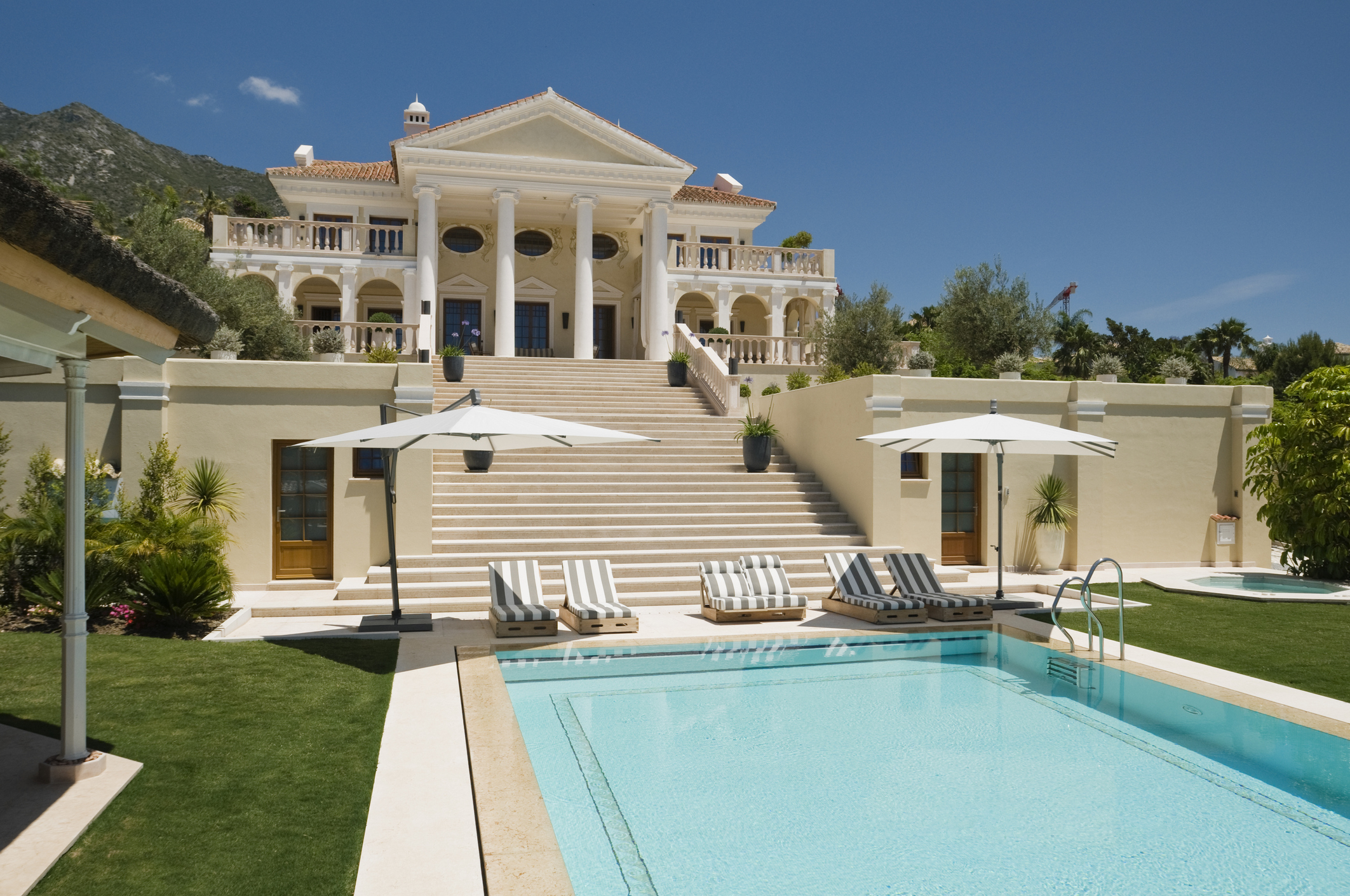 Richest homes pools