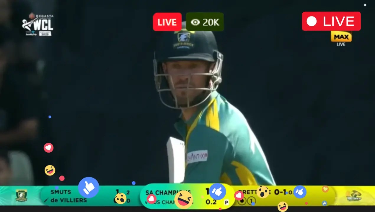 WCL Final Live – PNC vs SAC 2025 Final T20 Match Live – PTV Sports Live Match – Pakistan Champions vs South Africa Champions, Final Live T20 Match Online Today