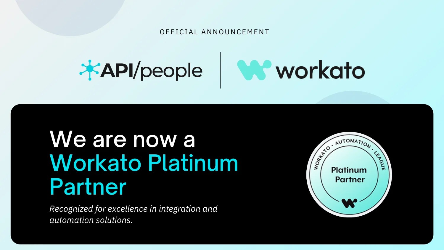 Workato Platinum Partner
