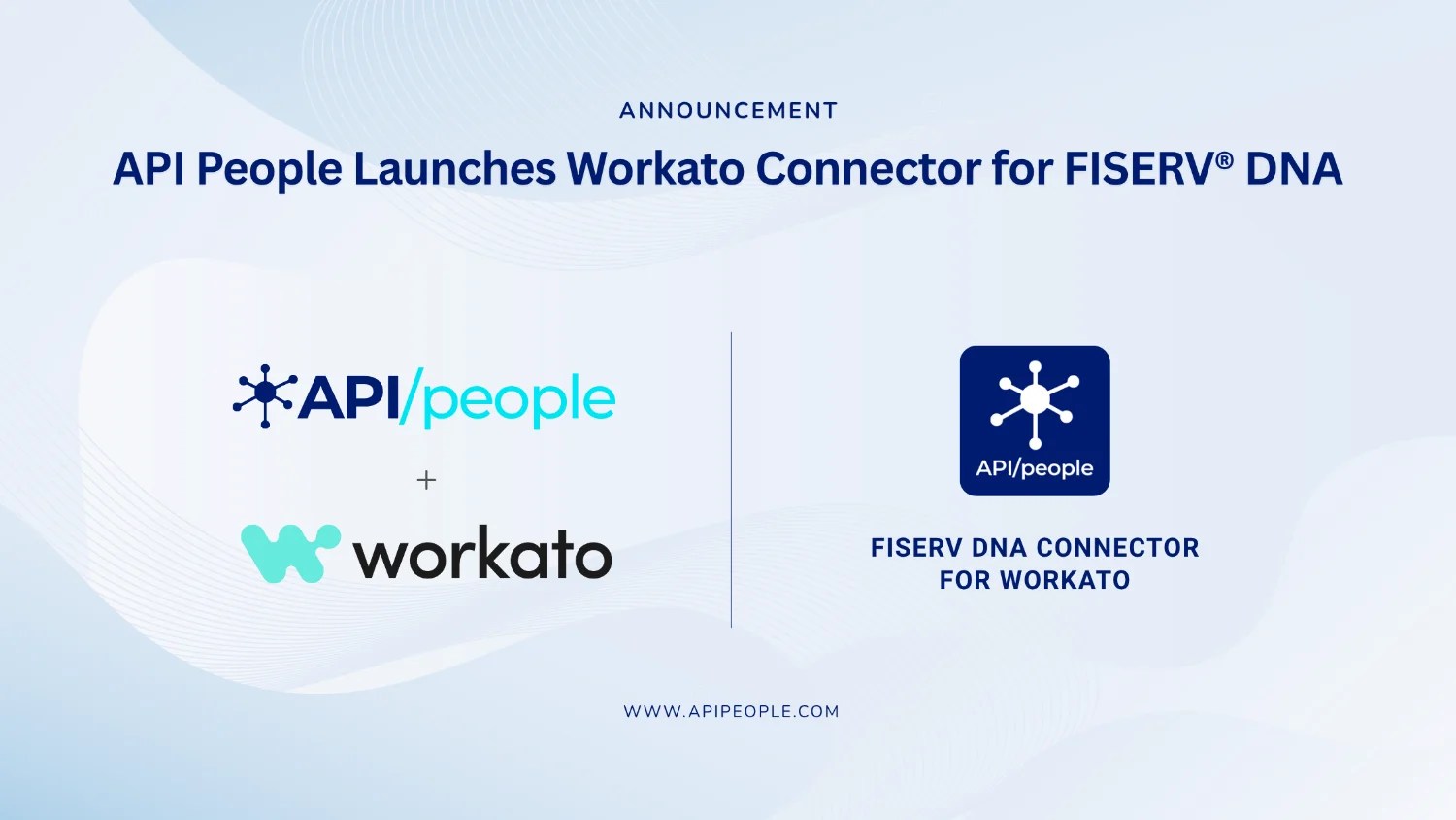 API People Launches Workato Connector for FISERV&reg; DNA