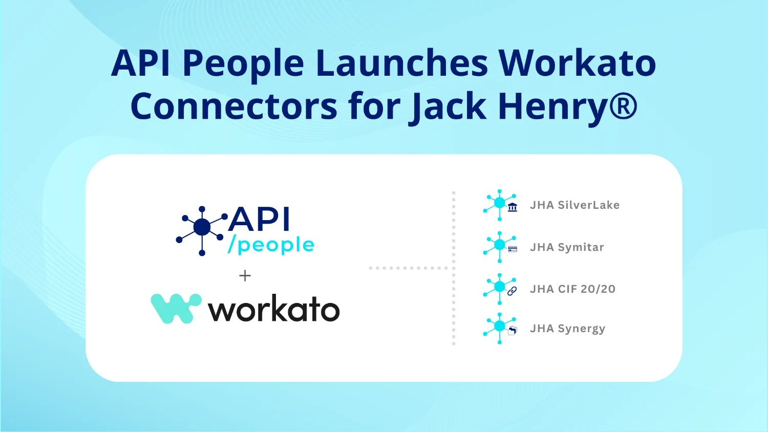 Workato connectors for Jack Henry