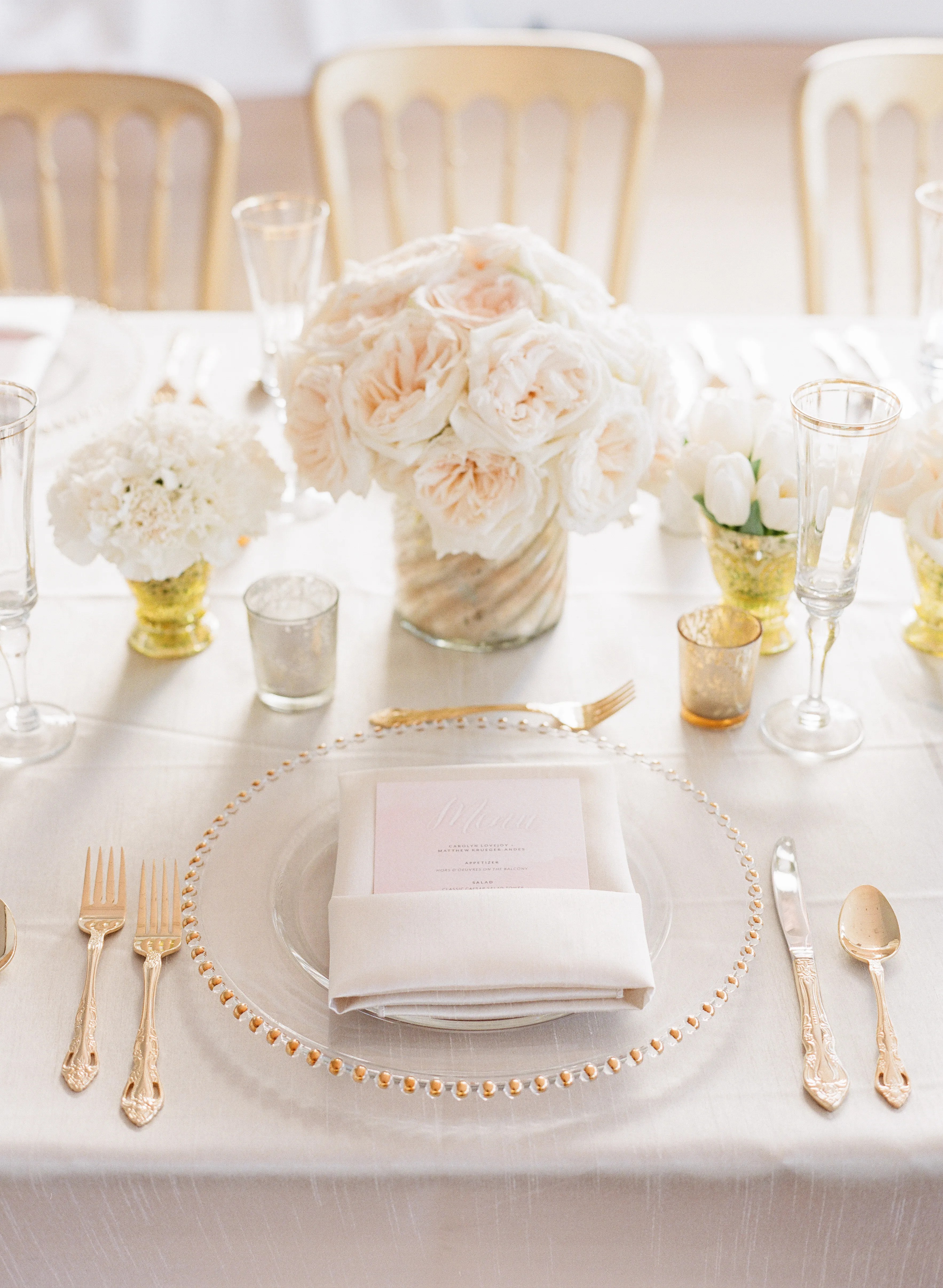 We did not find results for: Gold-Beaded Charger Wedding Reception Place Settings